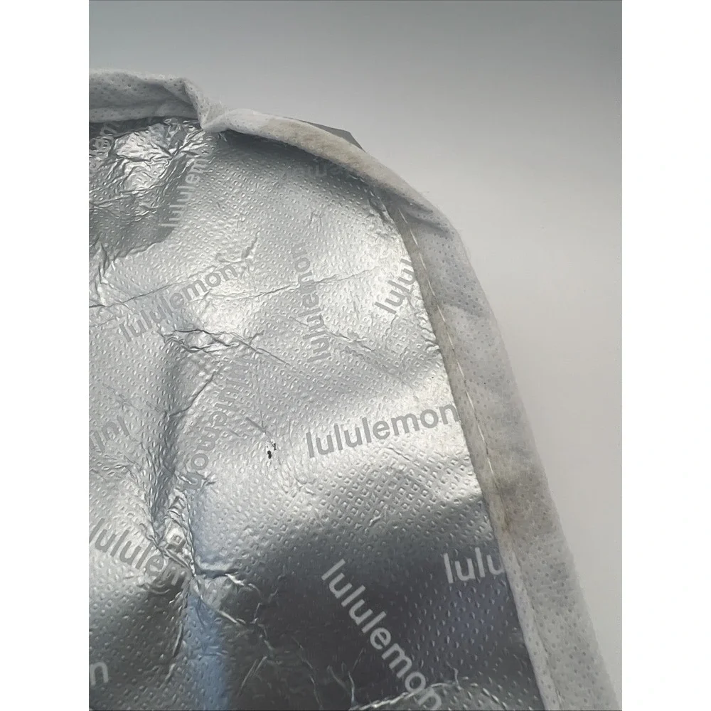 Lululemon Reusable Shopping Bag Lot White and Black Silver and White